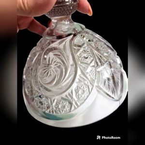 VintageCut Glass Dome Lid